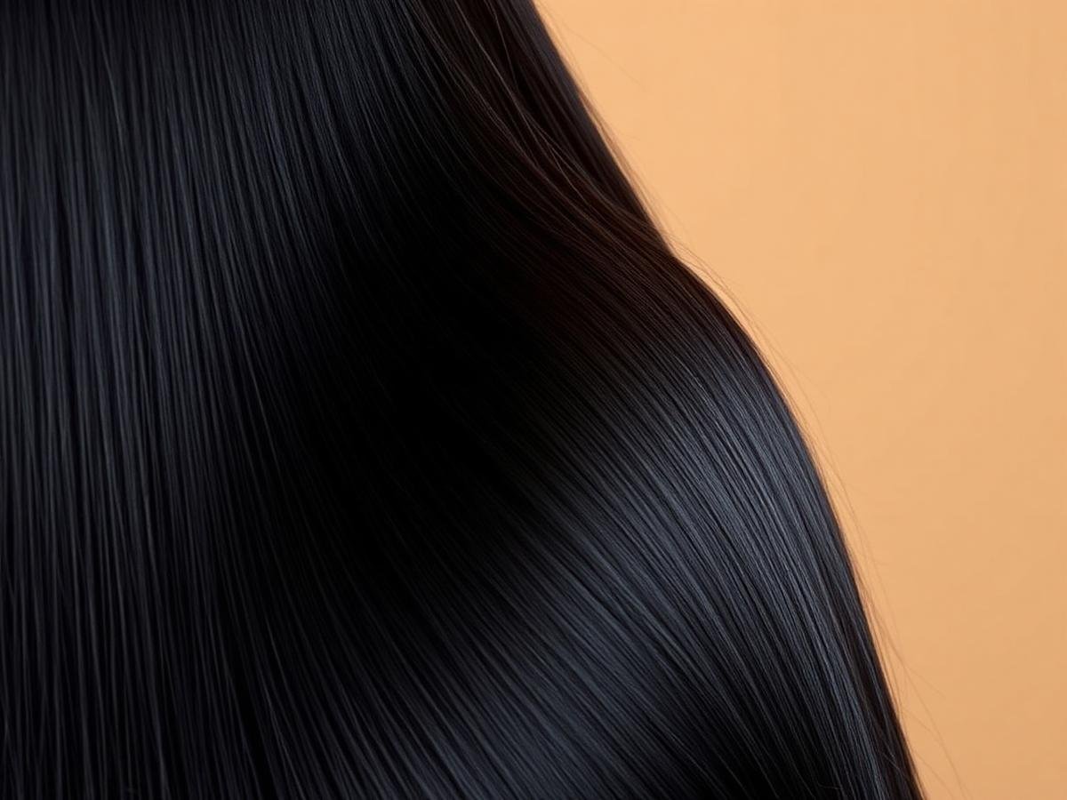 Smooth hair after nanoplasty treatment